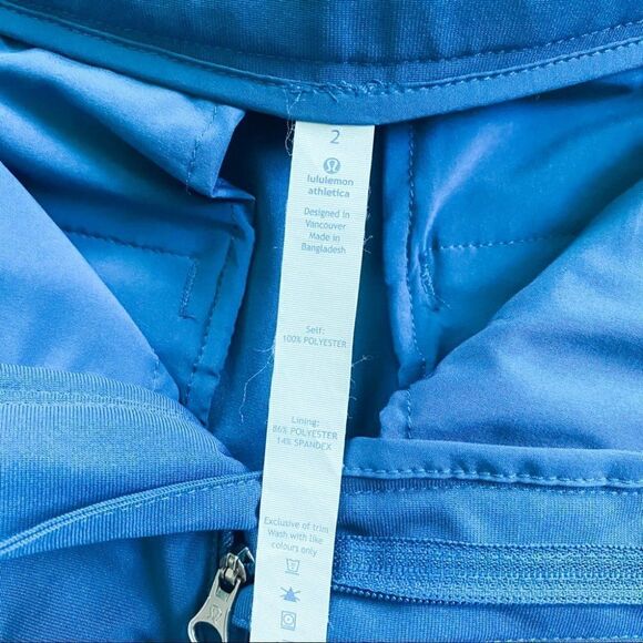 Lululemon Long Story Short in Poseidon Blue Size 2 - Picture 6 of 7